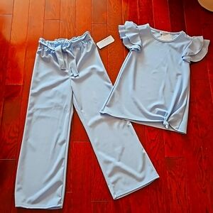 Miss Majesty Girls Icy Blue Pantset NEW See Listing For Size